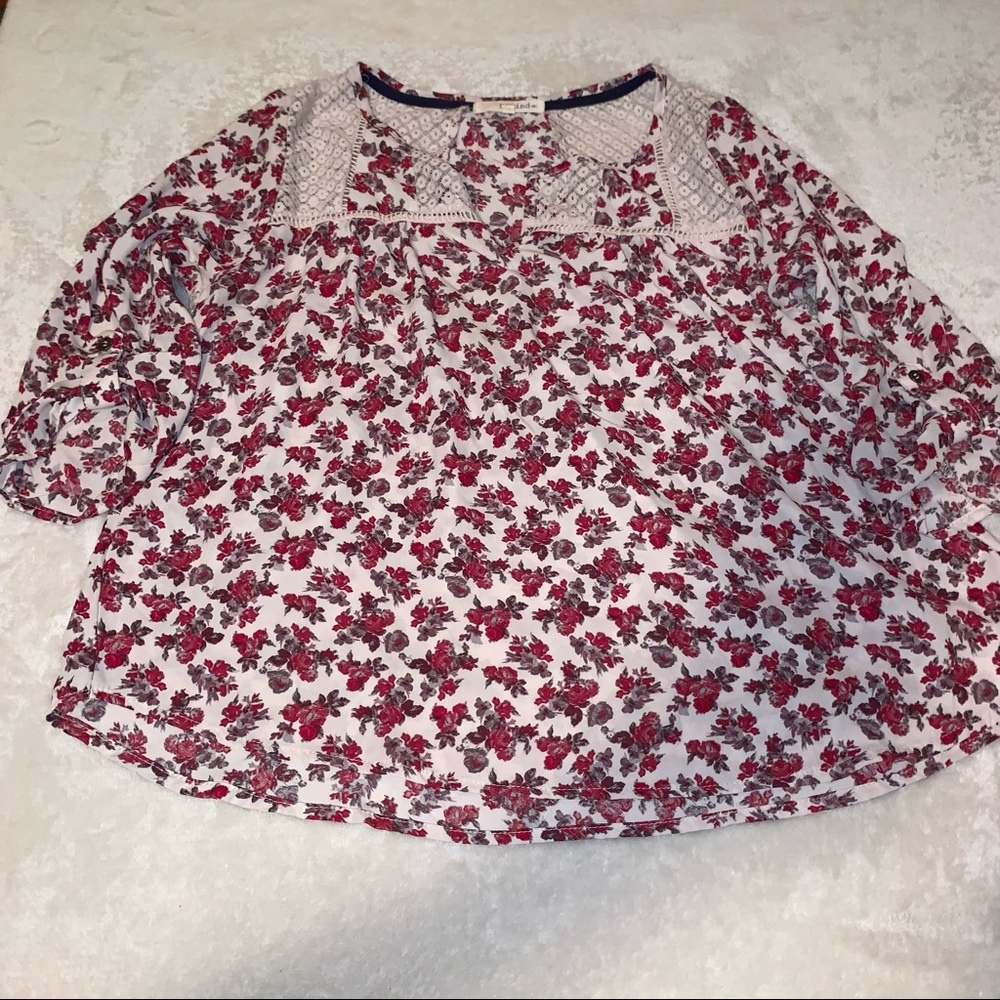 🌺 3/$15🌺 Floral Rewind Dress Top